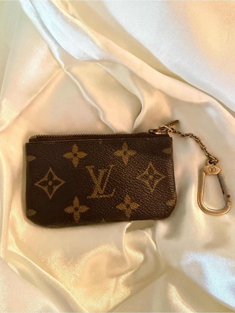 Louis Vuitton Monogram Key Pouch Wallet - Brown/Gold